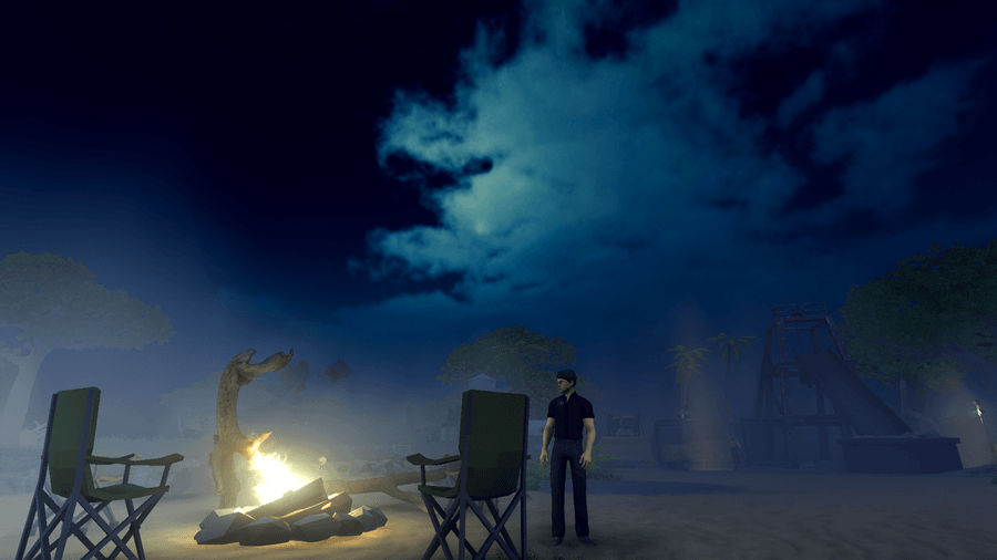 Campfire scene